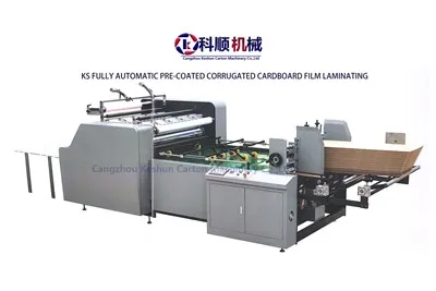 Potpuno automatski unaprijed prekriveni karton lamining stroj
