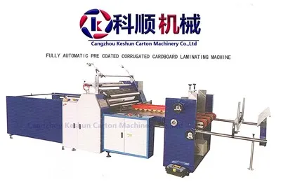 Automatski obloženi valoviti karton laminaning